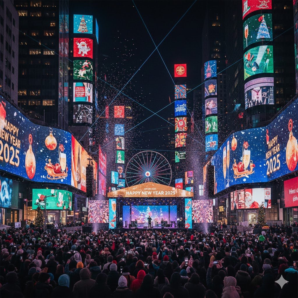 LED Screen Rental Company in UAE for New Year, Christmas & Mega Events