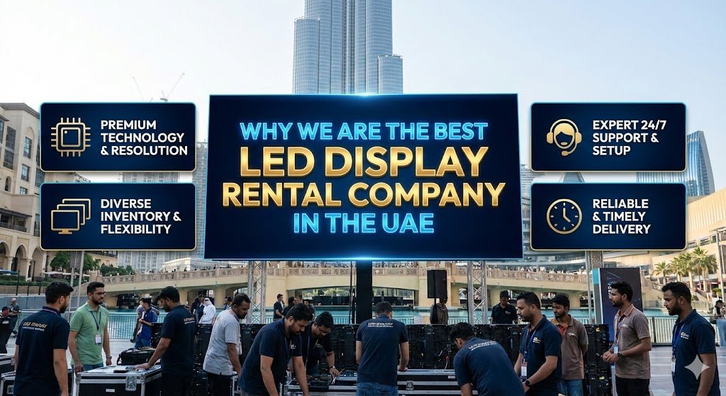 Why We Are the Best LED Display Rental Company in the UAE