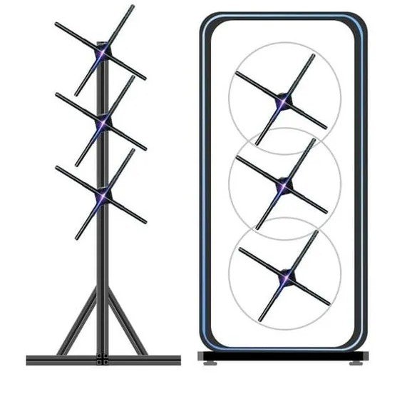 3D Hologram Fan Wall – LED Holographic Display