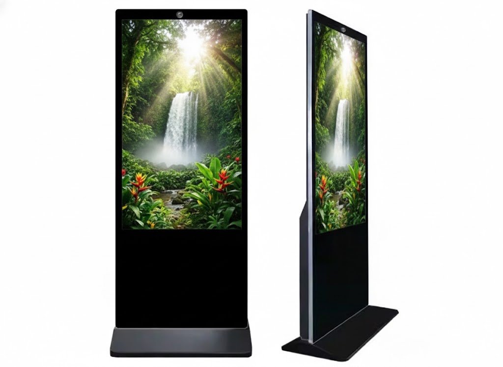 55″ Kiosk (Standee) with 4K Screen