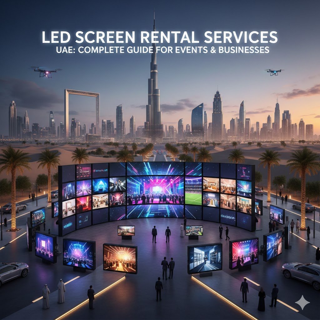 LED Screen Rental Services in UAE: Complete Guide for Events & Businesses