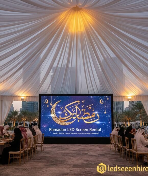 Ramadan LED Screen Rental in UAE – Perfect for Iftar Events, Ramadan Tents & Corporate Gatherings