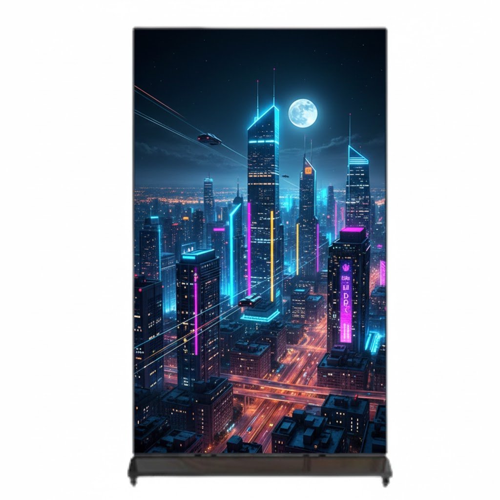 Wide LED Video Poster (Totem / Standee) – P1.8