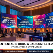 LED Screen Rental in Dubai & UAE Complete 2026 Guide