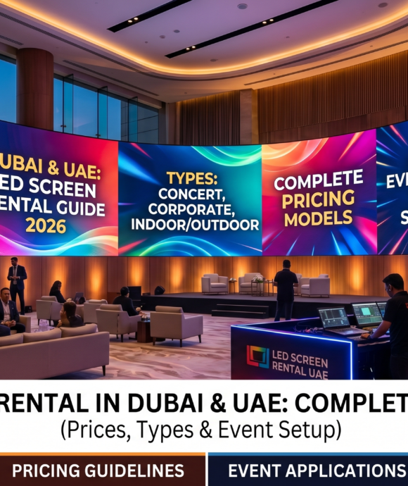 LED Screen Rental in Dubai & UAE: Complete 2026 Guide(Prices, Types & Event Setup)