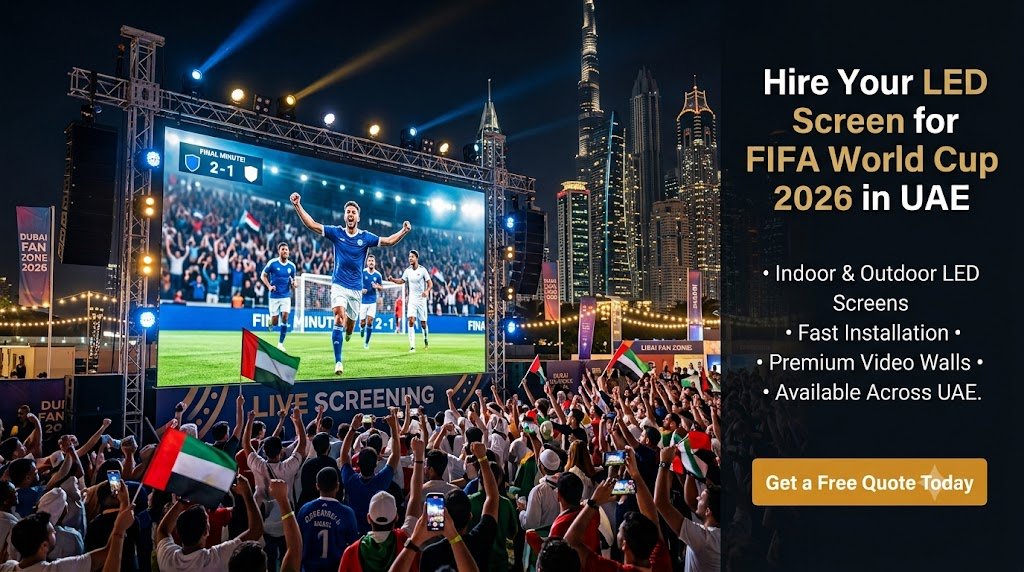 Hire Your LED Screen for FIFA World Cup 2026 in UAE