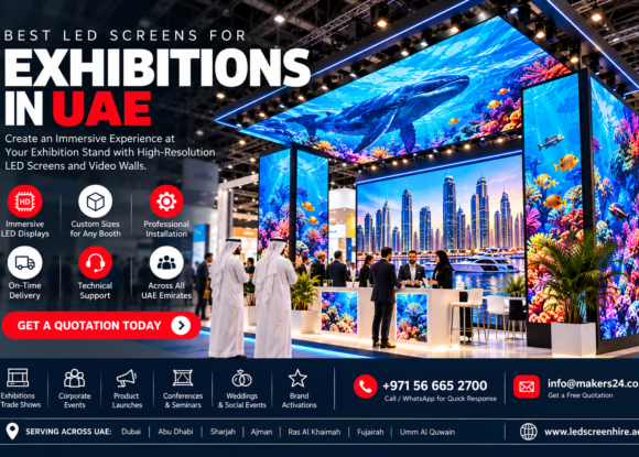 Best LED Screens for Exhibitions in UAE – Hire LED Displays for Your Exhibition Stand