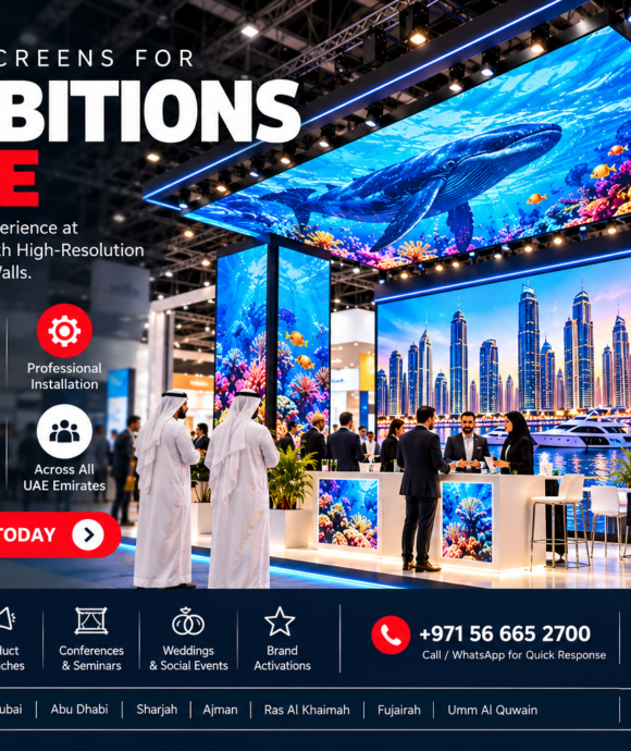 Best LED Screens for Exhibitions in UAE – Hire LED Displays for Your Exhibition Stand